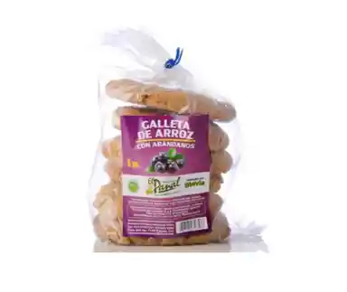 Galleta Arroz Arandanos Stevia 6und