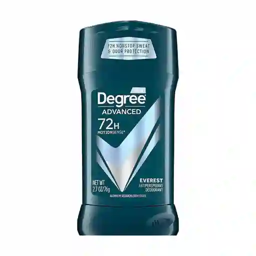 Degree Mens Desodorante Antitranspirante Everest - Protección Sudor Y Mal Olor 72 H Motionsense 2.7 Oz (76 G)