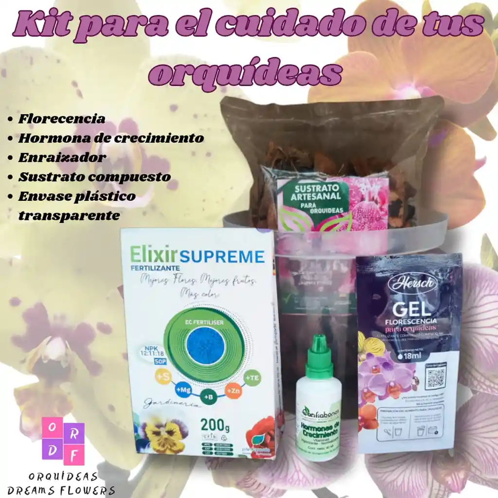 Kit Para El Cuidado De Tus Orquideas