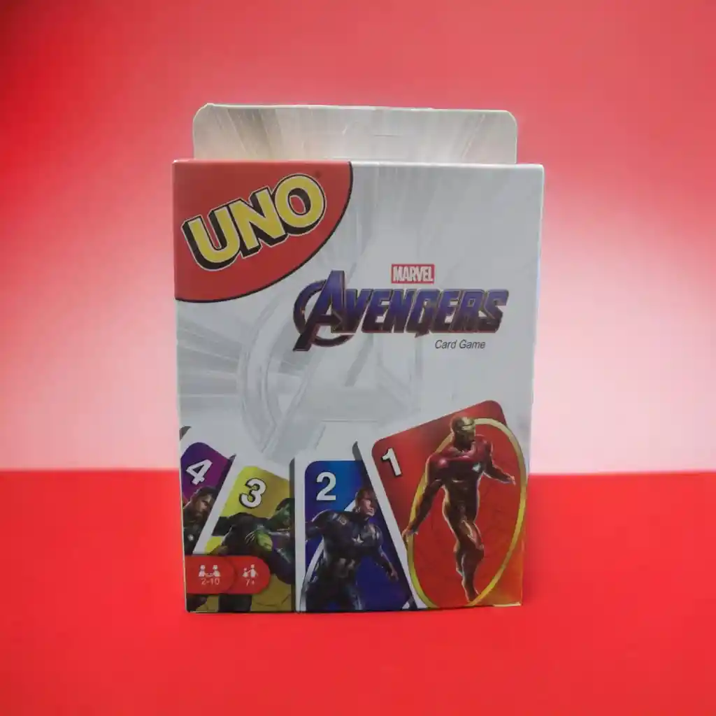 Juego De Cartas Uno Temática Avengers Juego De Mesa