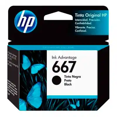Cartucho Hp 667 Negro Original