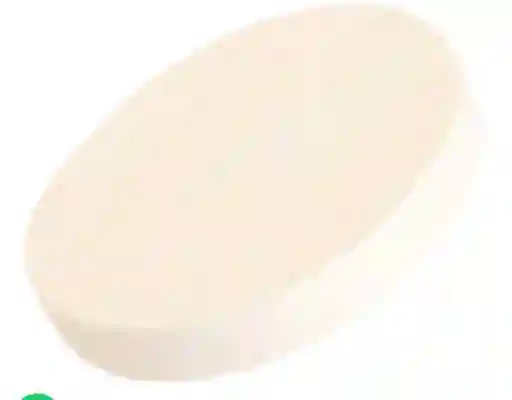 Cristy – 1 Pomo Facial Redondo Grande (color: Blanco)-de 7.8 Cm De Diametro.