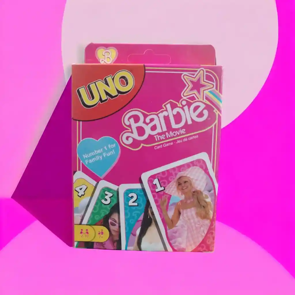 Juego De Cartas Uno Temática Barbie Juego De Mesa