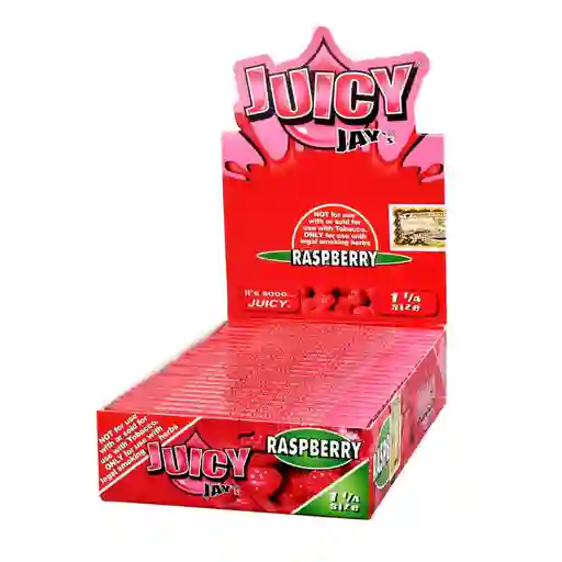 Juicy Jays Rolling Paper -1 1/4 (24ct)- Raspberry