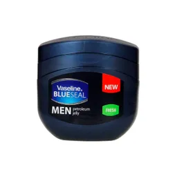 Vaseline Vaselina Men's Fresh Blue Seal Petroleum Jelly Para Piel Seca Libre De Parabenos Made In The Usa 250 Ml