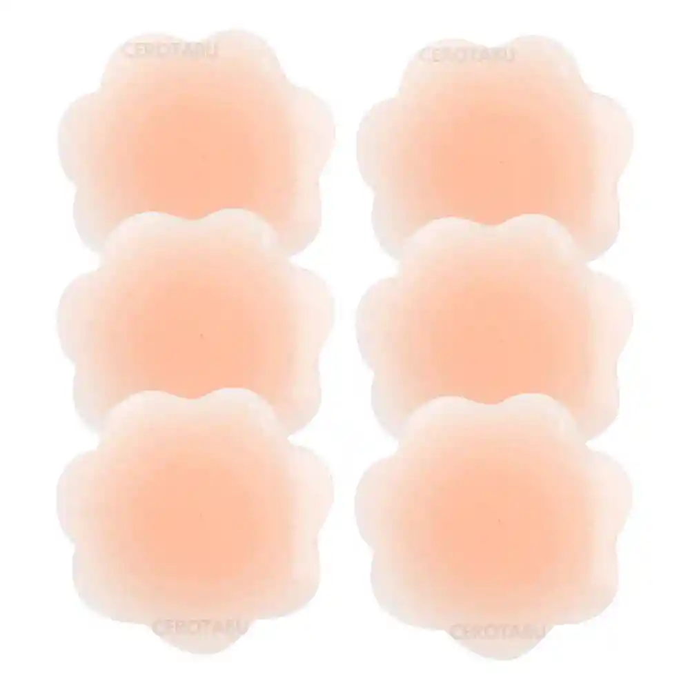 Cubre Pezón Adhesivo X6/3 Pares Silicona Reutilizable