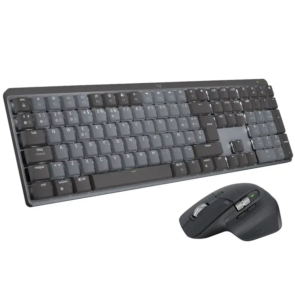 Combo Logitech Teclado Mx Mechanical + Mouse Mx Master 3s