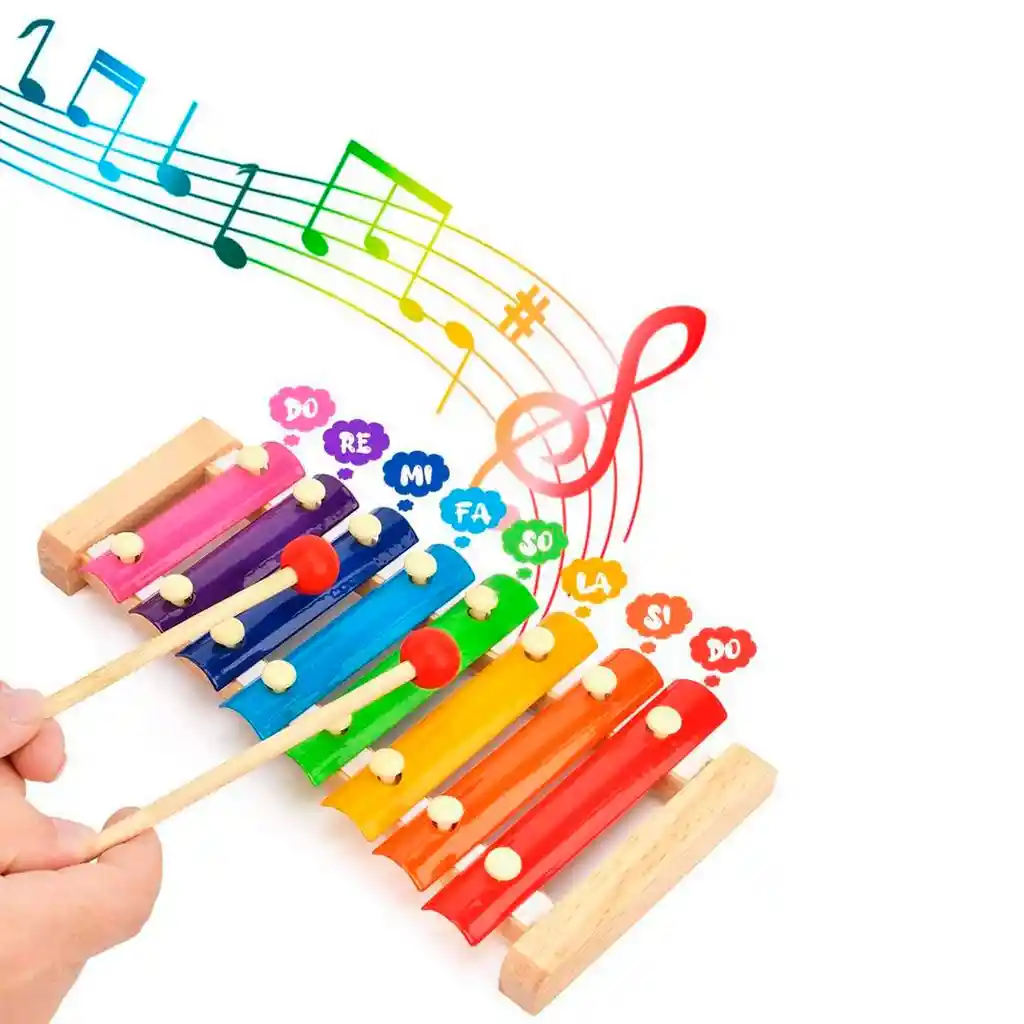 Xilófono Marimba Juguete Infantil Niños Bebe Musical Emoji