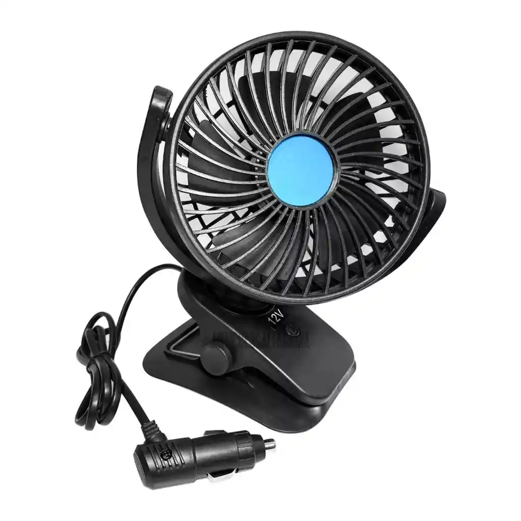 Ventilador Abanico Electrico De Pinza Cigarrera Carro 12v