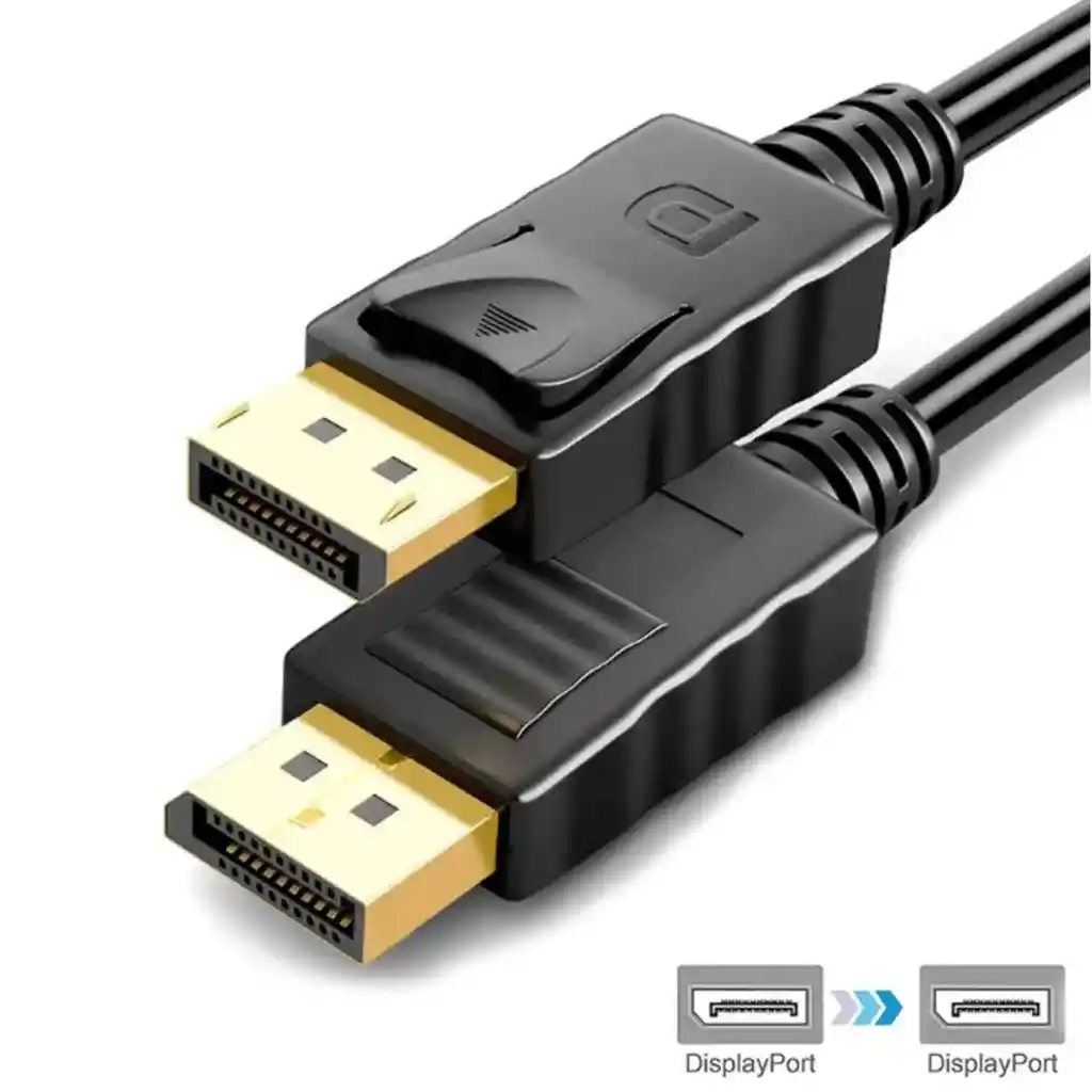 Cable Displayport A Displayport De 5 Metros Dp A Dp | Dorado