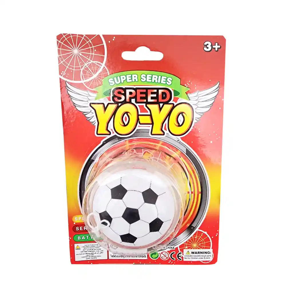 Yoyo Con Luz Led Balon Soccer Futbol Interactivo Niños