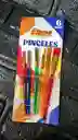 Pinceles Eterna Neon X6 Unidades