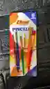 Pinceles Eterna Neon X6 Unidades