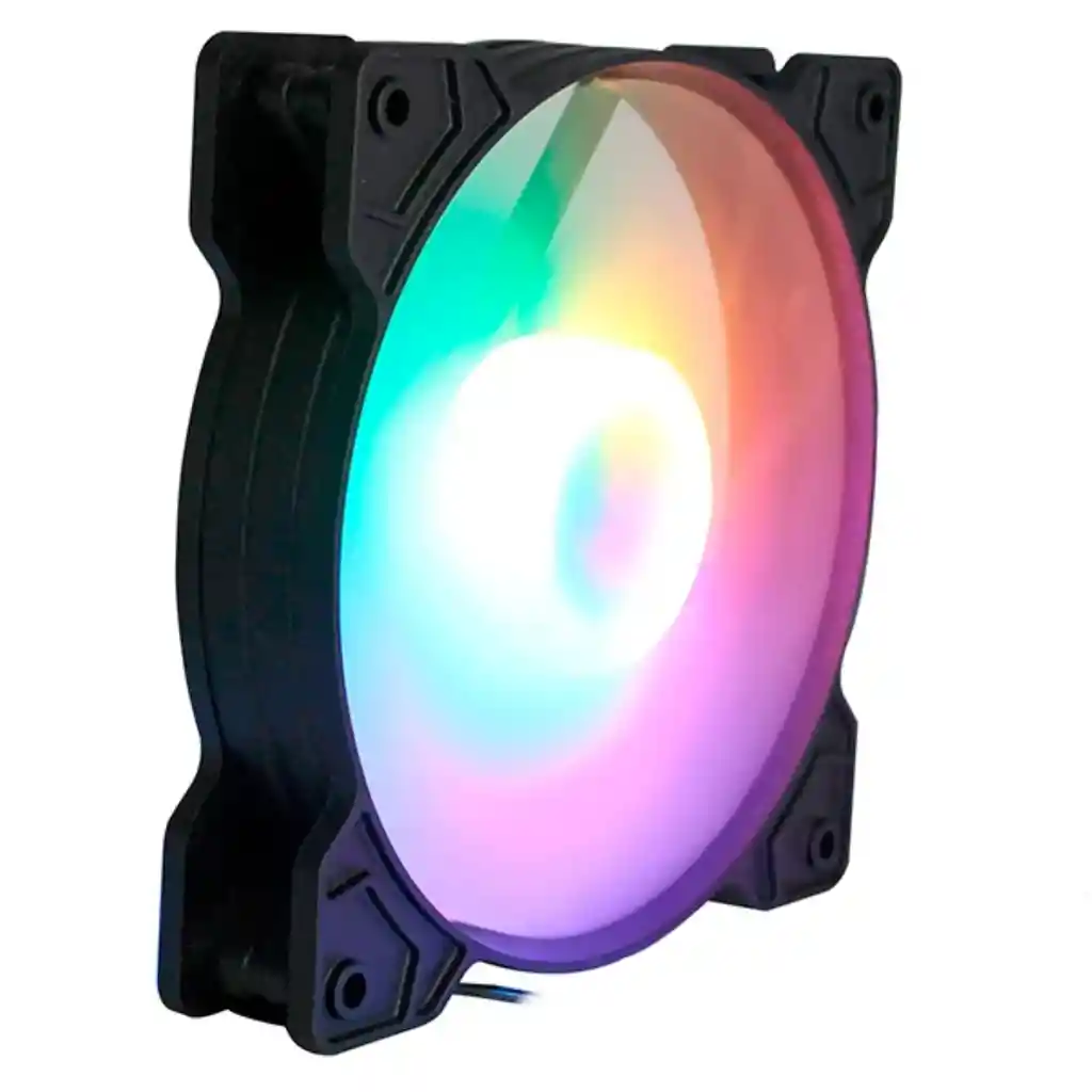 Ventilador Rgb Estat 12cm Poligonal Para Chasis | Silencioso