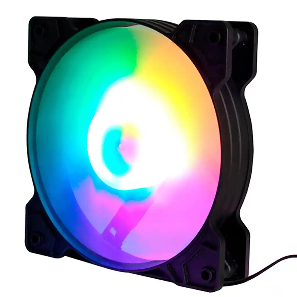 Ventilador Rgb Estat 12cm Poligonal Para Chasis | Silencioso