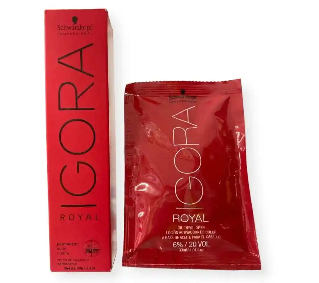 Igora Royal Tinte Rubio Castaño Claro Cobrizo 5-7