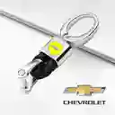 Llavero Carro Chevrolet Deluxe Cuerda Trenzada Tipo Cuero