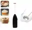Batidor Electrico Portatil Mezclador Agitador Cappuccino Voltaje Bateria Aa Color Negro