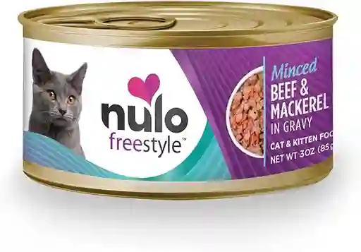 Nulo Para Gatos Lata 85g Nulo Res Y Mackerel Alimento Humedo Snack Para Gato Nulo