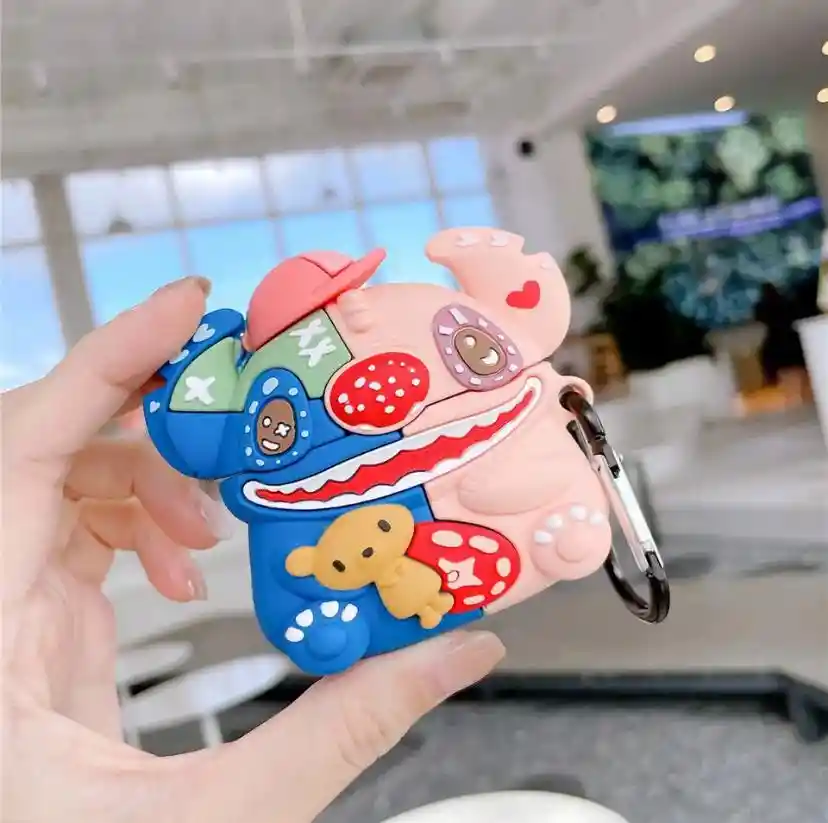 Funda O Case Para Airpods 3ra. Generación Stitch Bear