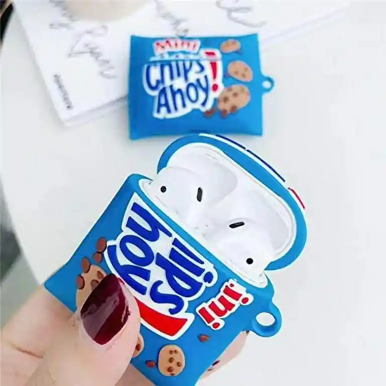 Funda O Case Para Airpods 1-2 Gen. Chips Ahoy