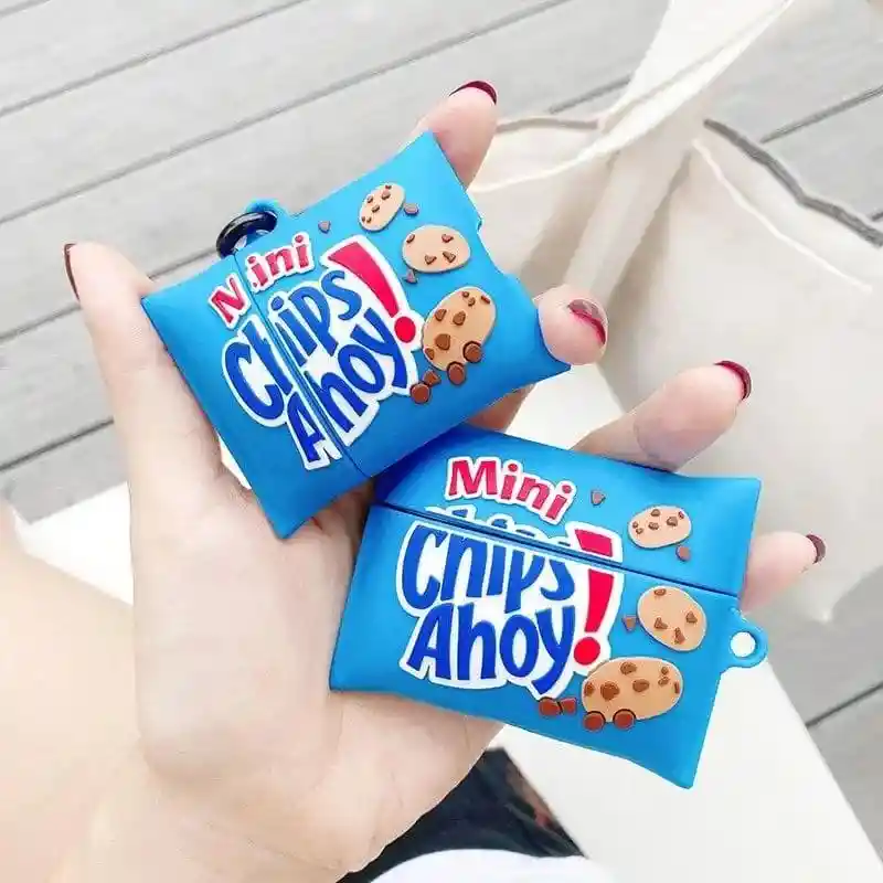 Funda O Case Para Airpods 1-2 Gen. Chips Ahoy