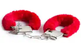 Fetish Esposas Peluche Rojo