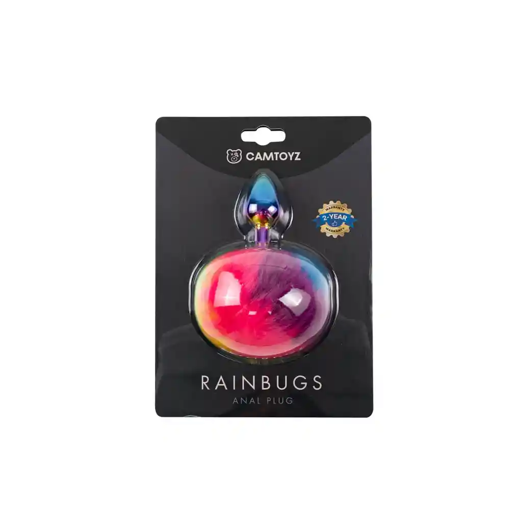 Plug Anal Con Cola De Conejo Talla S Rainbugs Arcoiris Camtoyz