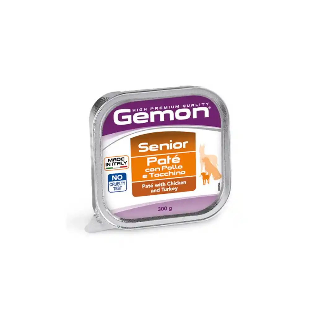 Gemon Senior Paté Pollo Y Pavo 300 Gr