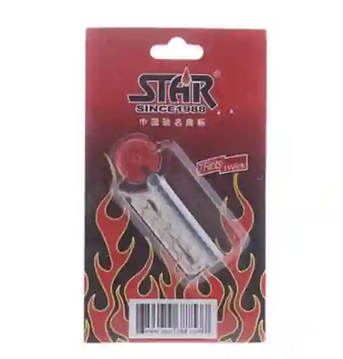 Recargas De Piedras De Pedernal Star 7 X Flint For Clipper And 1 Wick.