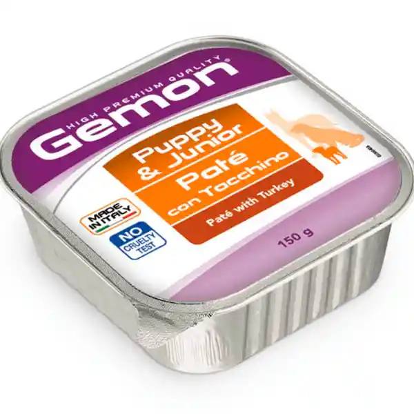 Gemon Paté Puppy Junior With Turkey 150 Gr