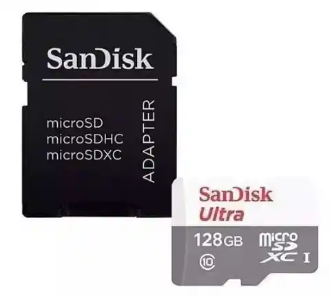 Memoria Micro Sd 128gb Sandisk Original Con Adaptador