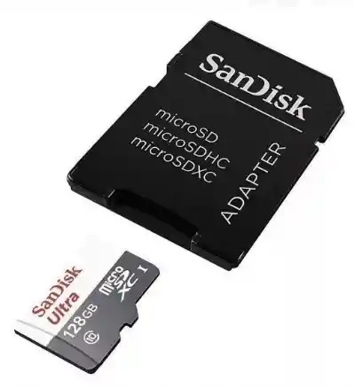 Memoria Micro Sd 128gb Sandisk Original Con Adaptador