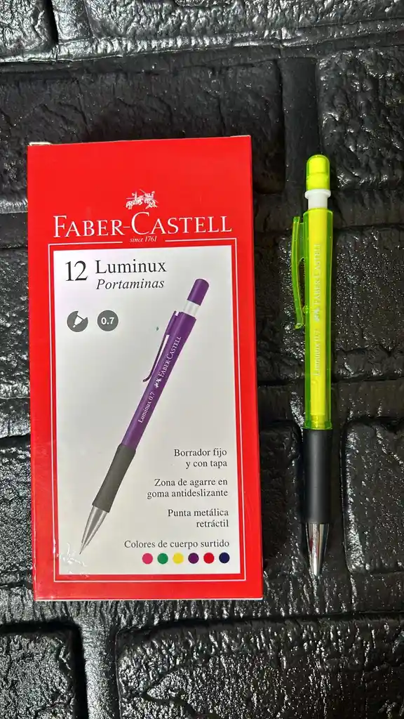 Portaminas Faber Castell 0.7 Amarillo