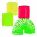 Spring Arcoiris Muelle Magico Color Neon Juguete Niños X3pcs