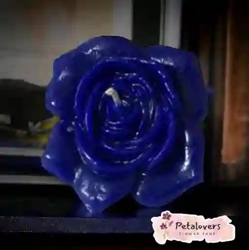 Vela Flor Azul