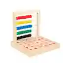 Abaco Matematico Bloques Madera Estudio Niños Abacus Aprende