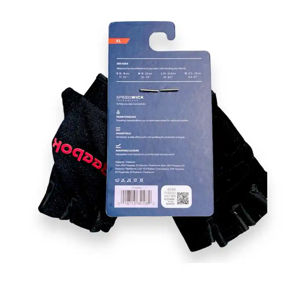 Guantes Fitness Para Entrenamiento Reebok Originales Talla Xl