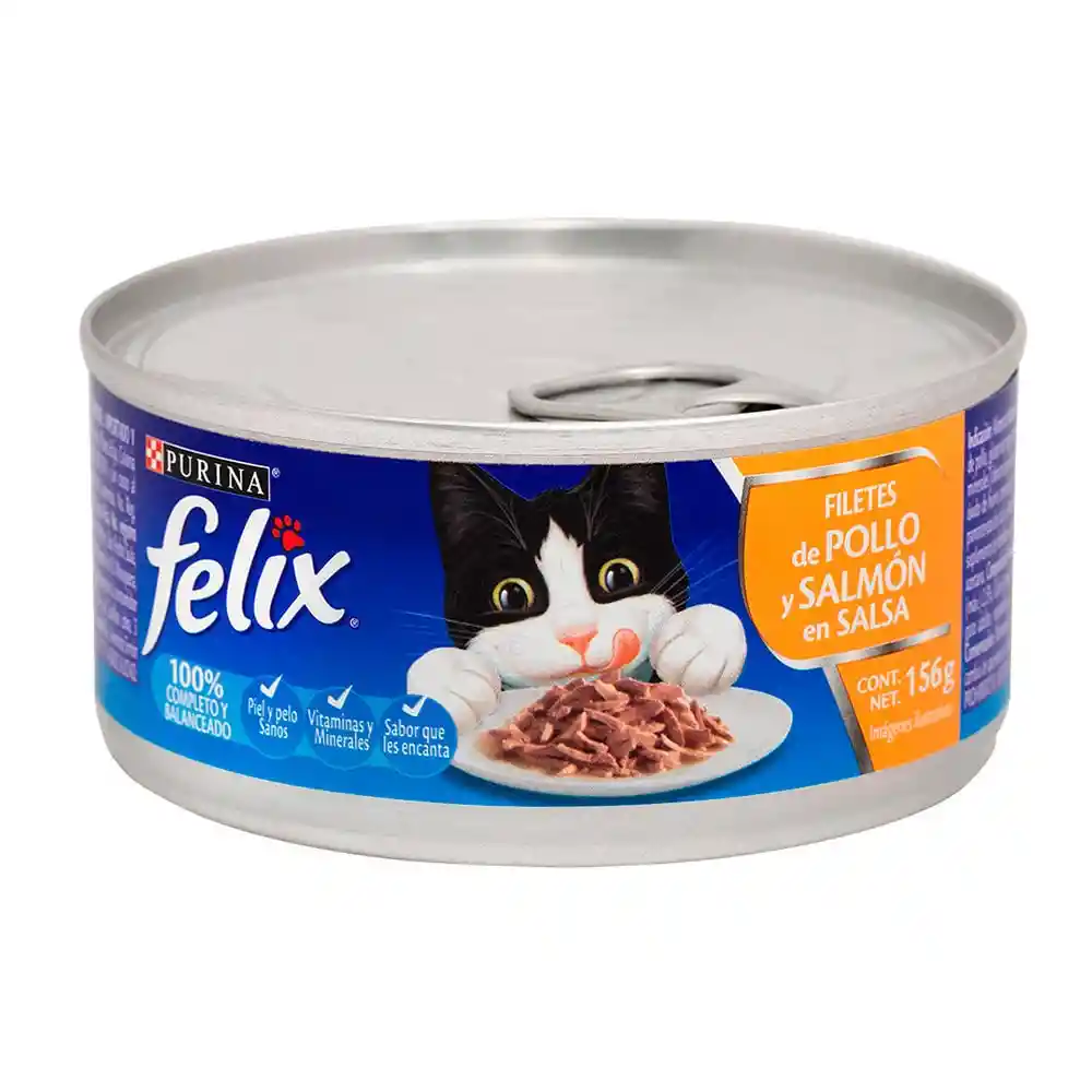 Felix Filetes Con Sabor A Pollo Y Salmon