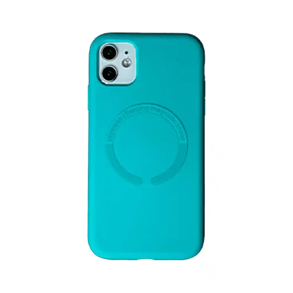 Estuche Iphone 11 Silicone Magsafe (azul Marino)