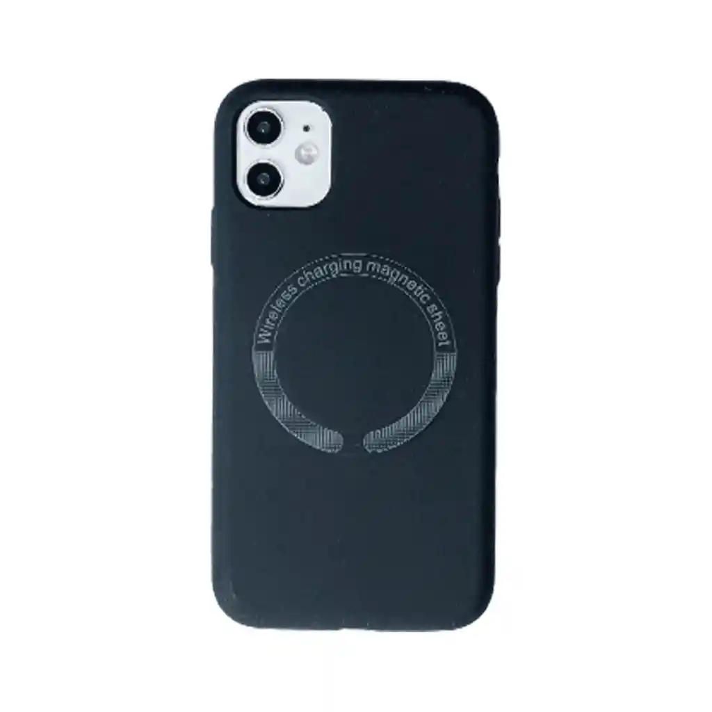 Estuche Iphone 11 Silicone Magsafe (negro)