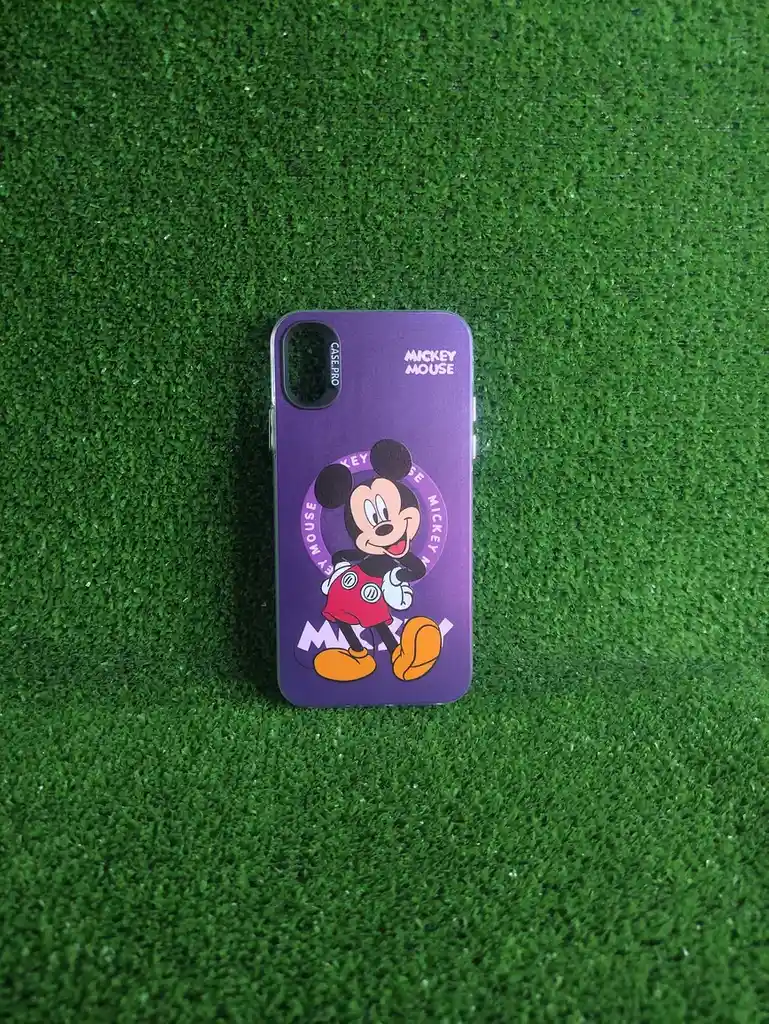 Iphone X | Case Rigido | Case Pro | Carcasa Protectora | Full Proteccion | Mickey Mouse Morado