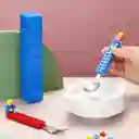 Set Cubiertos Niño Tipo Lego Cuchara Tenedor Estuche