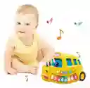 Piano Bus Escolar Sonido Y Notas Musicales Niños + Baterias