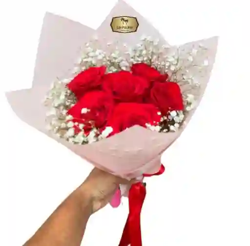 Caja De Flores Rojas Para Regalar