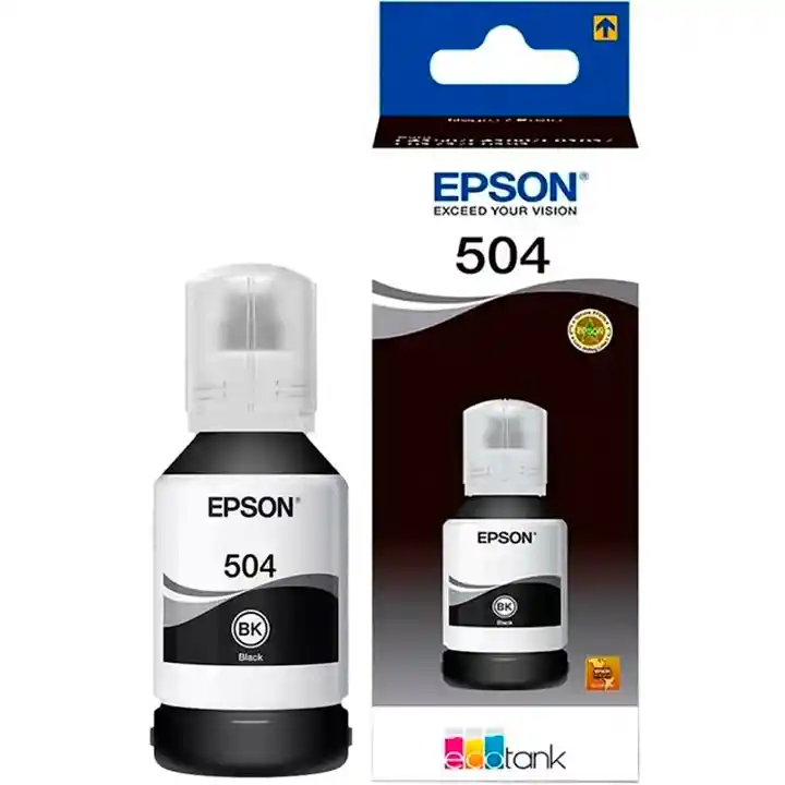 Tinta Epson T504 L4150/l4160/l6161 Negra Original