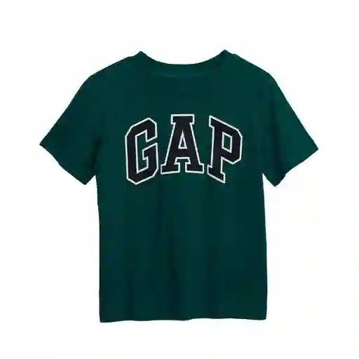 Polo Gap Original Para Bebe Color Verde Y Logo Negro Talla 4