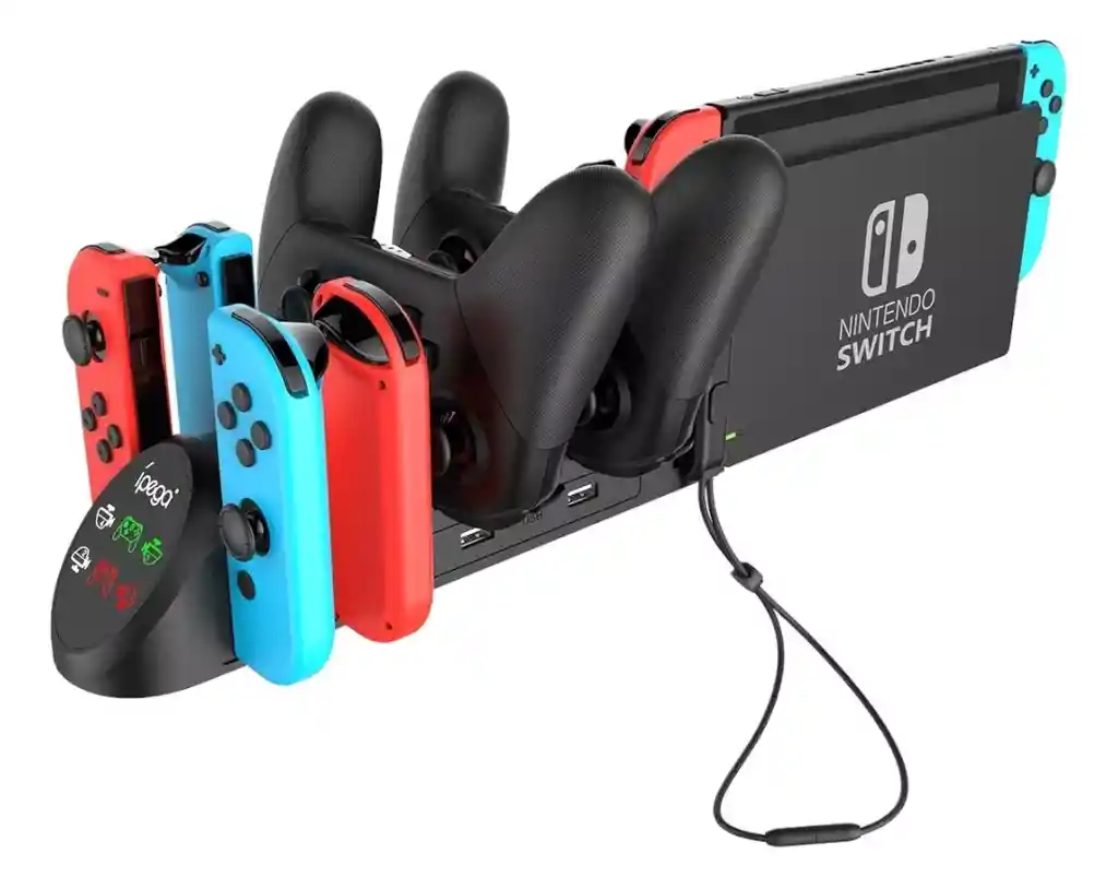 Base De Carga Ipega Pg-9187 Para Controles De Nintendo Swich
