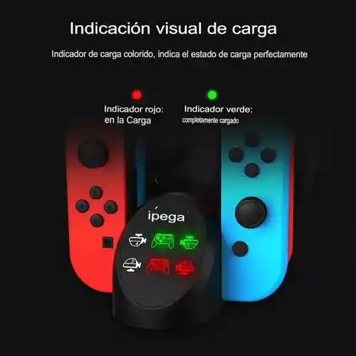 Base De Carga Ipega Pg-9187 Para Controles De Nintendo Swich
