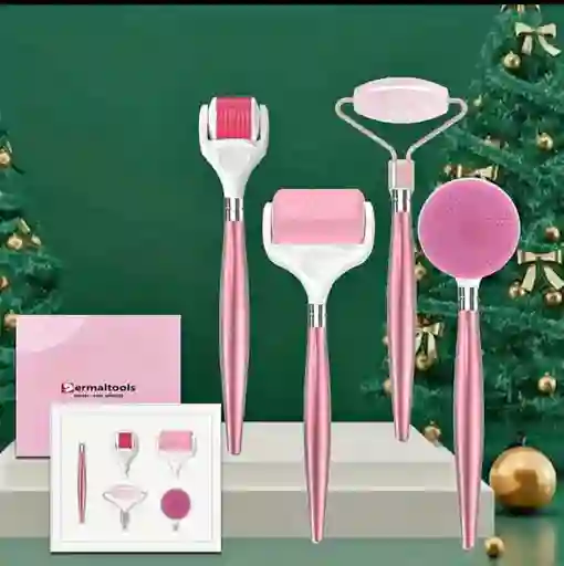 Kit De Belleza Facial 4 En 1 Manual Rosado